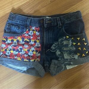 Upcycled Levi’s in a Disney Theme. Size 4